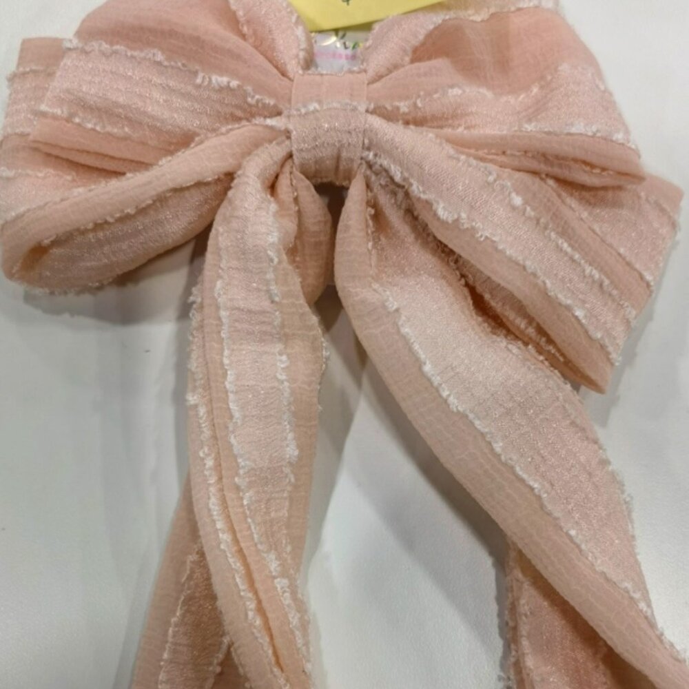 Pink bow